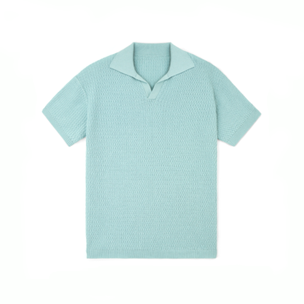 cotton polo ribbed vintage