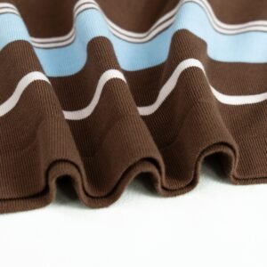 Cotton T-shirt basic striped