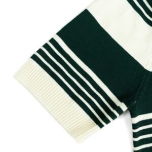 Cotton T-shirt striped print