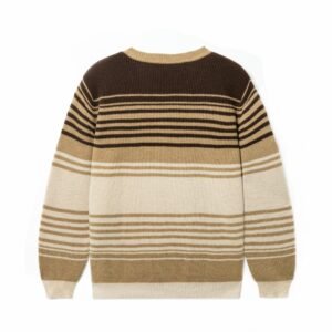 Cashmere pullover striped print