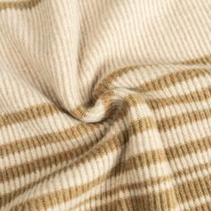 Cashmere pullover striped print