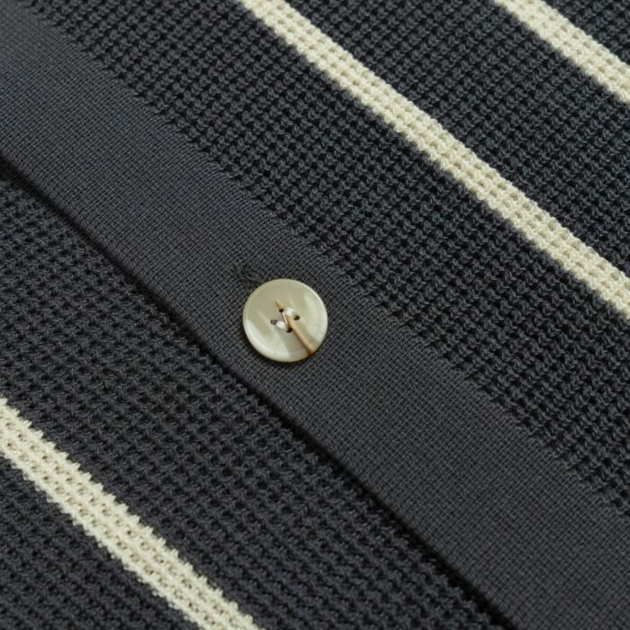 Summer lightweight sweaters striped weave polo T-shirt mens Sweaters solution Ainear-clothing
