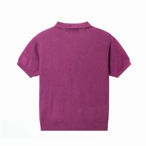 cotton T-shirt breasted cardigan crochet