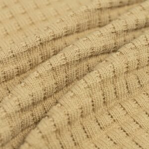 cotton cardigan weave striped button