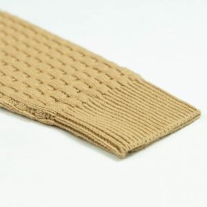 cotton cardigan weave striped button