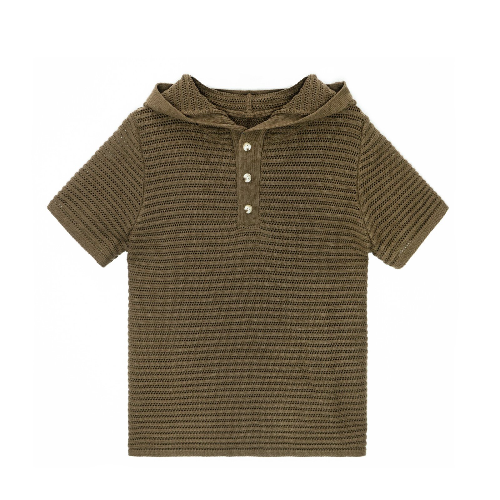 Mens Sweaters bulk open weave summer sweaters light acrylic polo T-shirt hoodie crochet Ainear-clothing