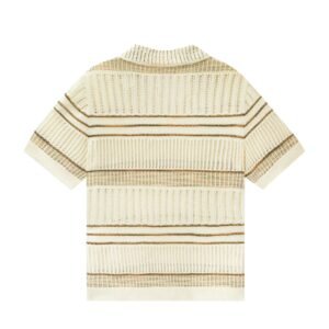 cotton T-shirt v neck Hollow sweater