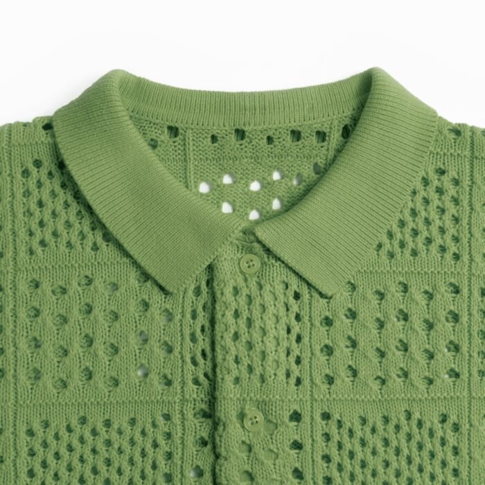 mens Sweaters supplier short sleeve sweaters for summer summer cardigan sweaters cotton graphic T-shirt cardigan Ainear-clothing