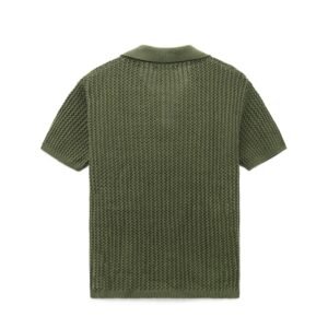 cotton polo T-shirt crochet basic