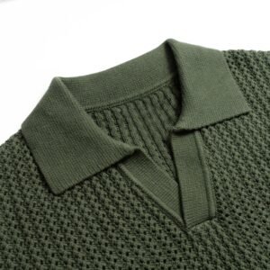 cotton polo T-shirt crochet basic