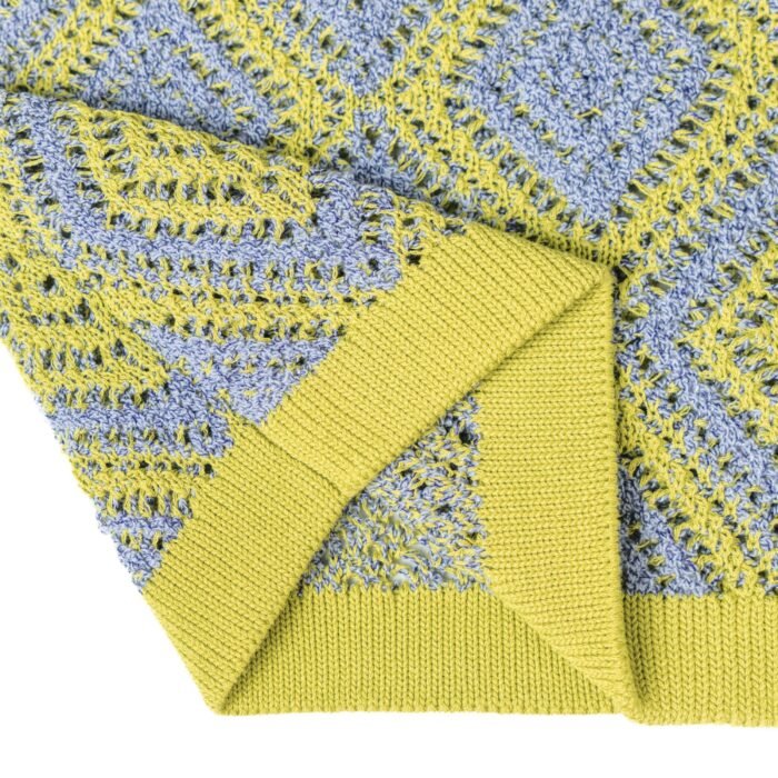 Summer knit sweaters summer weight sweaters waffle linen crochet polo T-shirt mens Sweaters factory Ainear-clothing