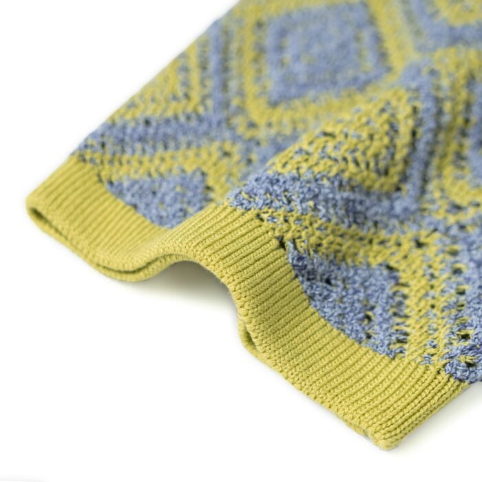 Summer knit sweaters summer weight sweaters waffle linen crochet polo T-shirt mens Sweaters factory Ainear-clothing