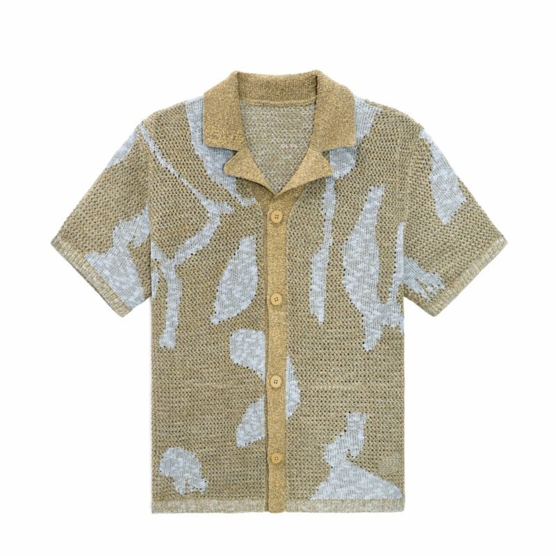 acrylic polo T-shirt cardigan light graphic