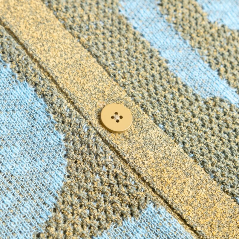 Mens Sweaters factory Hollow summer sweaters light acrylic graphic polo T-shirt Ainear-clothing