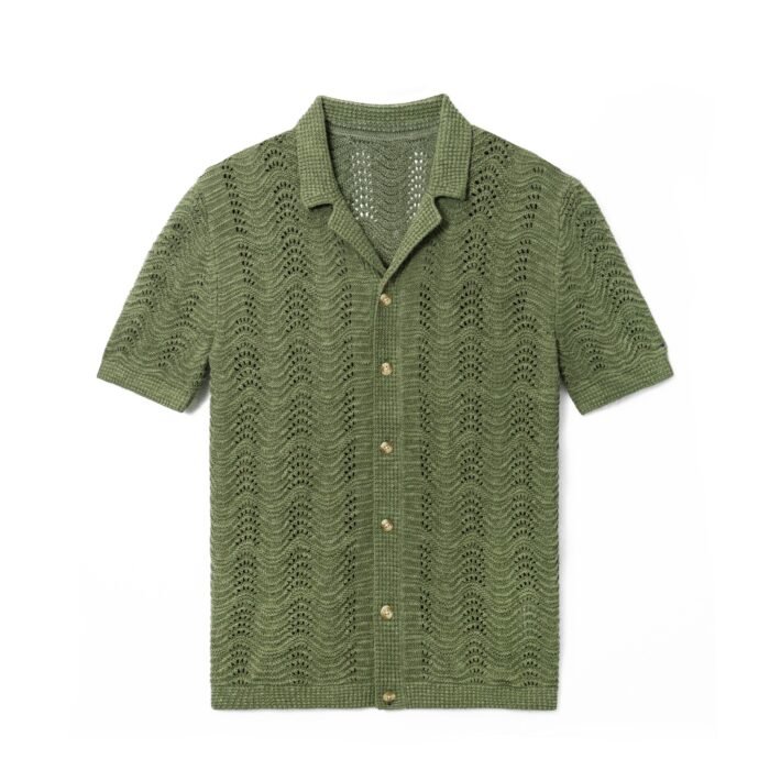 mens Sweaters dealer summer knit sweaters summer weight sweaters summer cardigan sweaters cotton graphic polo T-shirt cardigan Ainear-clothing