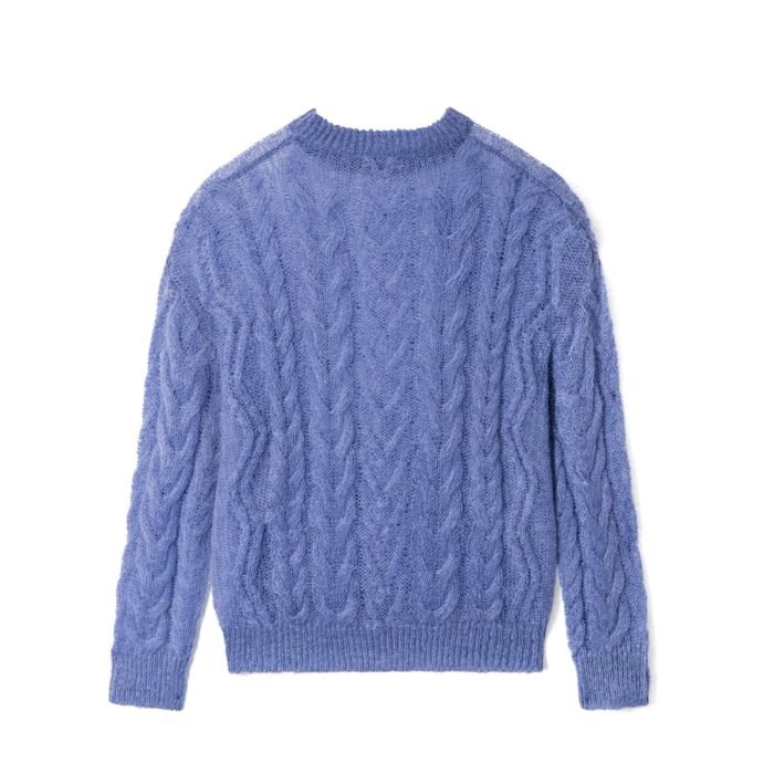 mohair mens Sweaters manufacturer open weave Sweater summer knit sweaters summer weight sweaters cable weave striped