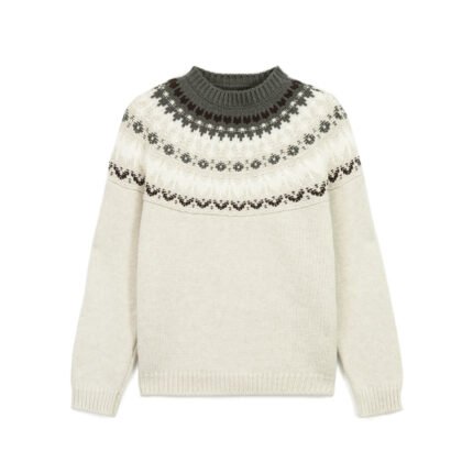wool  pullover  nordic style
