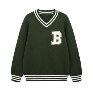 cotton pullover varsity