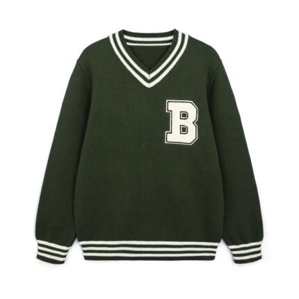 cotton pullover varsity