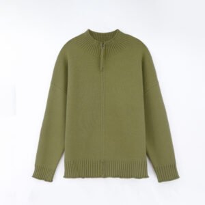 acrylic cardigan full zip basic