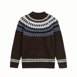 wool pullover fair isle