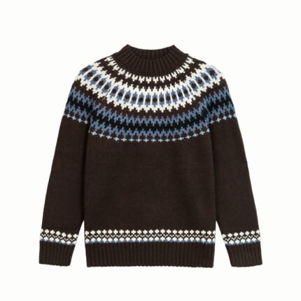 wool  pullover  fair isle