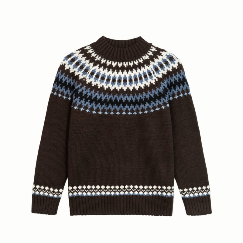 wool pullover fair isle