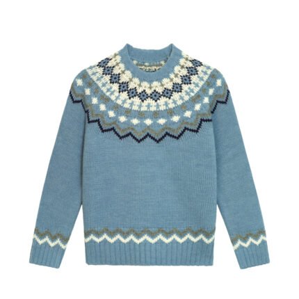 wool pullover icelandic pattern