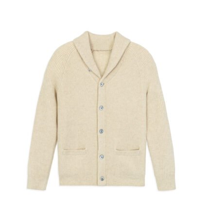 wool cardigan button v neck