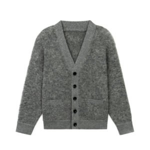 mohair cardigan plain