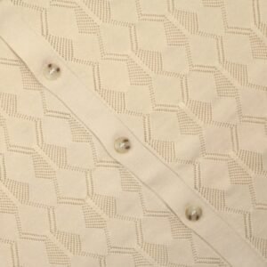 cotton polo open work