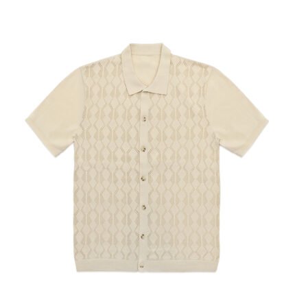 cotton polo open work