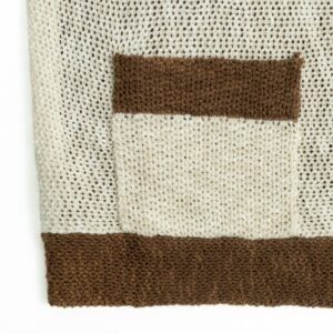 linen T-shirt cardigan breasted pocket