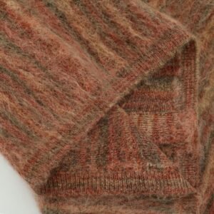 Wool cardigan breasted