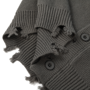 acrylic cardigan ripped