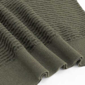 cotton pullover ribbed simple