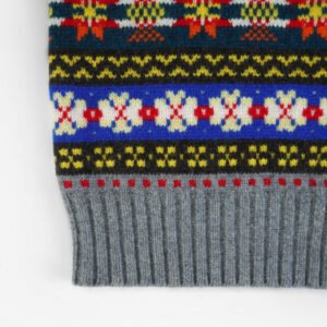 wool cardigan aztec
