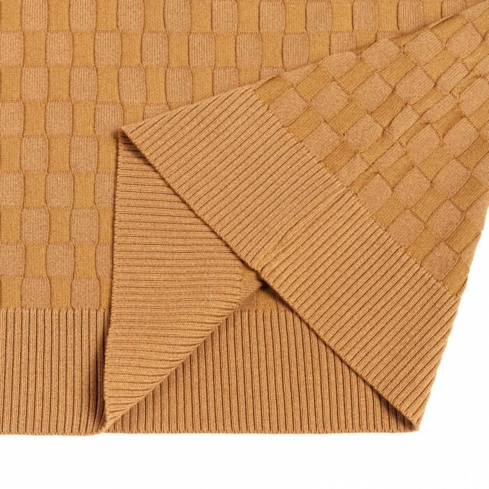 Mens summer sweaters waffle weave polo T-shirt mens Sweaters custom Ainear-clothing