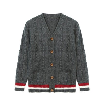 cotton cardigan striped