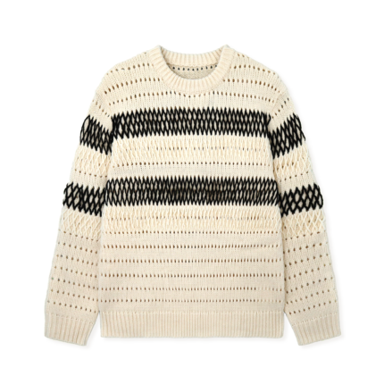 wool  pullover striped