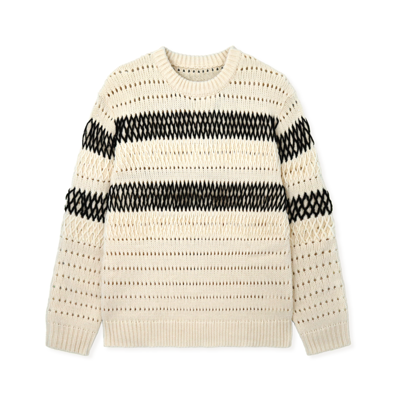 wool pullover striped