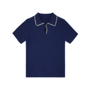 cotton polo ribbed