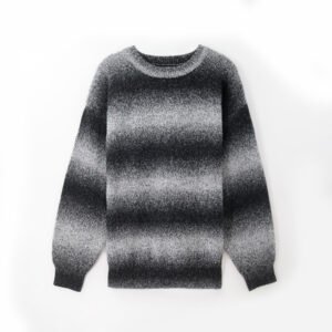 acrylic pullover striped