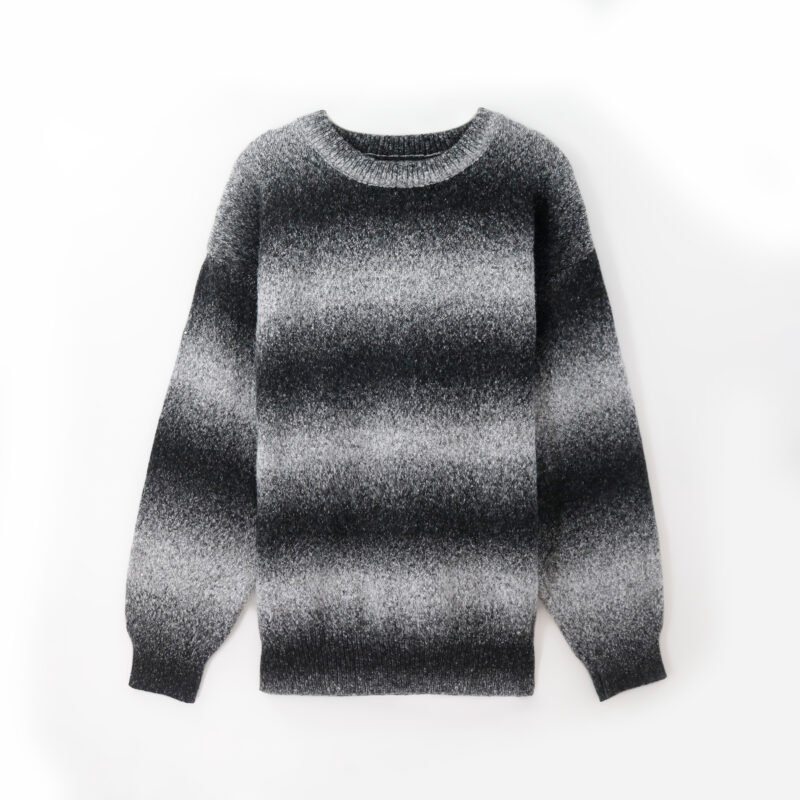 acrylic pullover striped