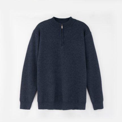 viscose pullover 1/4 zip