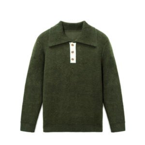 wool pullover polp neck classic