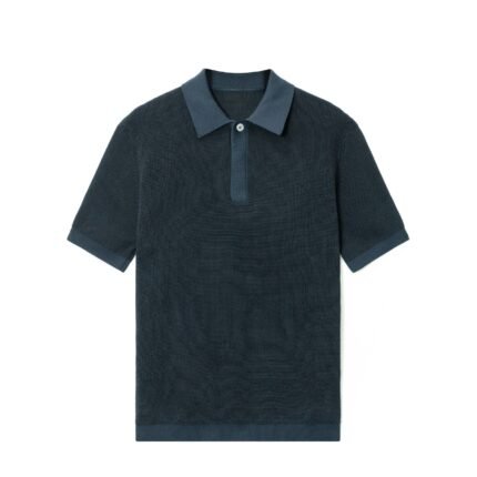 Summer lightweight sweaters summer sweaters men weave polo T-shirt mens Sweaters OEM / ODM Ainear-clothing