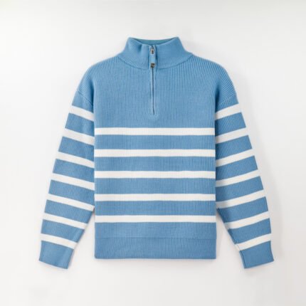 viscose pullover lstriped