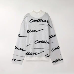 cotton pullover letter custom