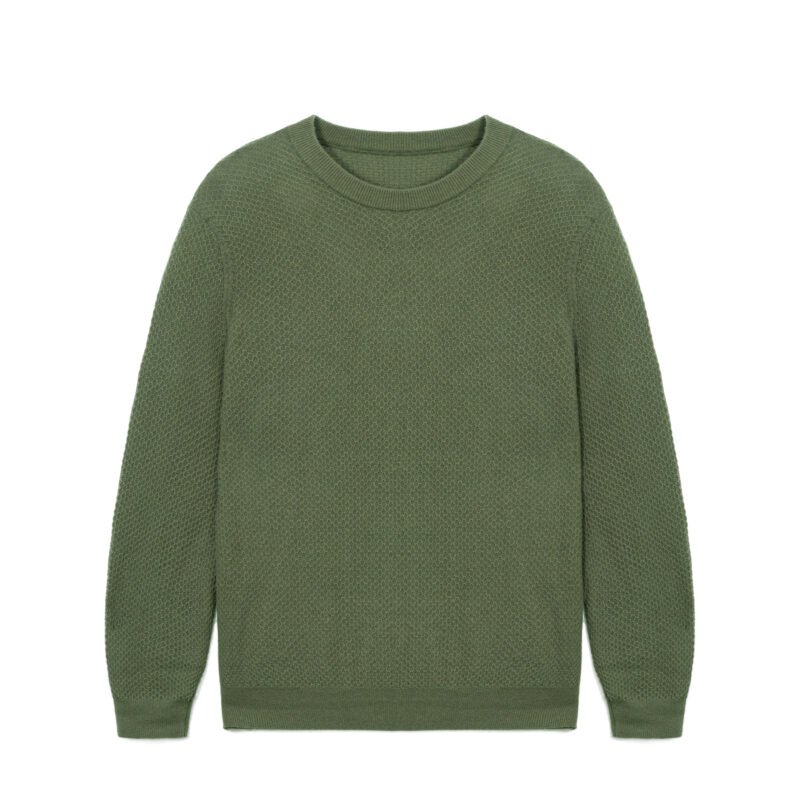 cashmere pullover waffle